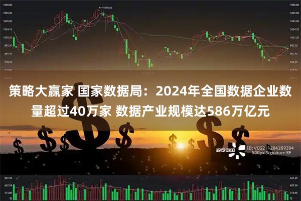 策略大赢家 国家数据局:2024年全国数据企业数量超过40万家 数据产业规模达586万亿元